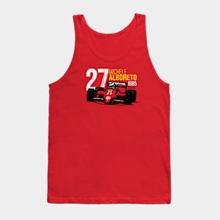 Michele Alboreto 1985 Tribute Tank Top